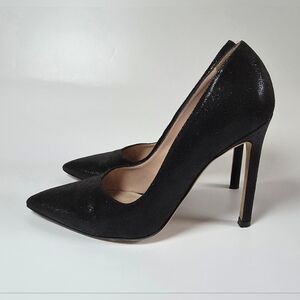 Stuart Weitzman Black Heels Sparkle Size 7